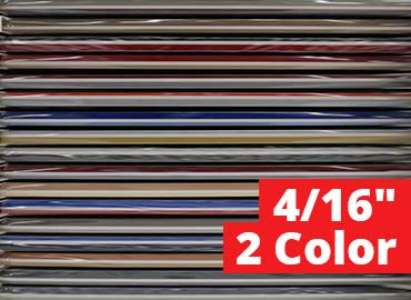 4/16" 2 Color Pinstripe Tape